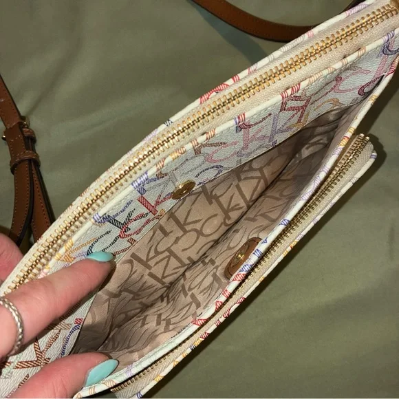 Calvin Klein White Multicolor Crossbody Bag - Picture 4 of 6